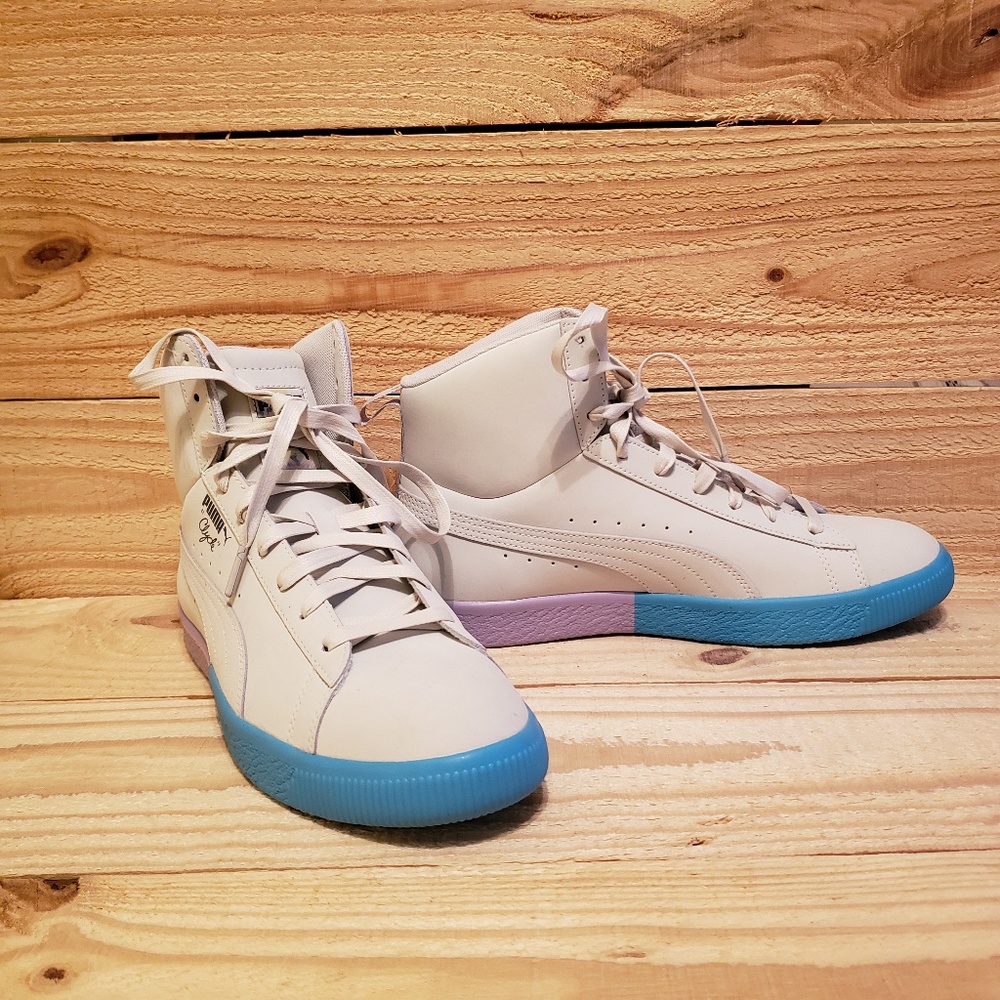 New PUMA Clyde Mid Core Foil Tropical Mens 9.5
